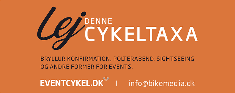 Reklamebanner til ladcykel