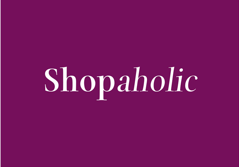 Postkort - shopaholic